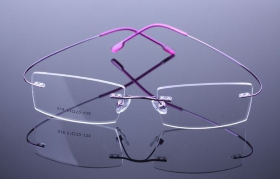 Rimless Optical Frames Purple Optical Frames Reapp Ghana