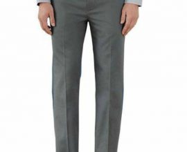 grey slim fit trousers