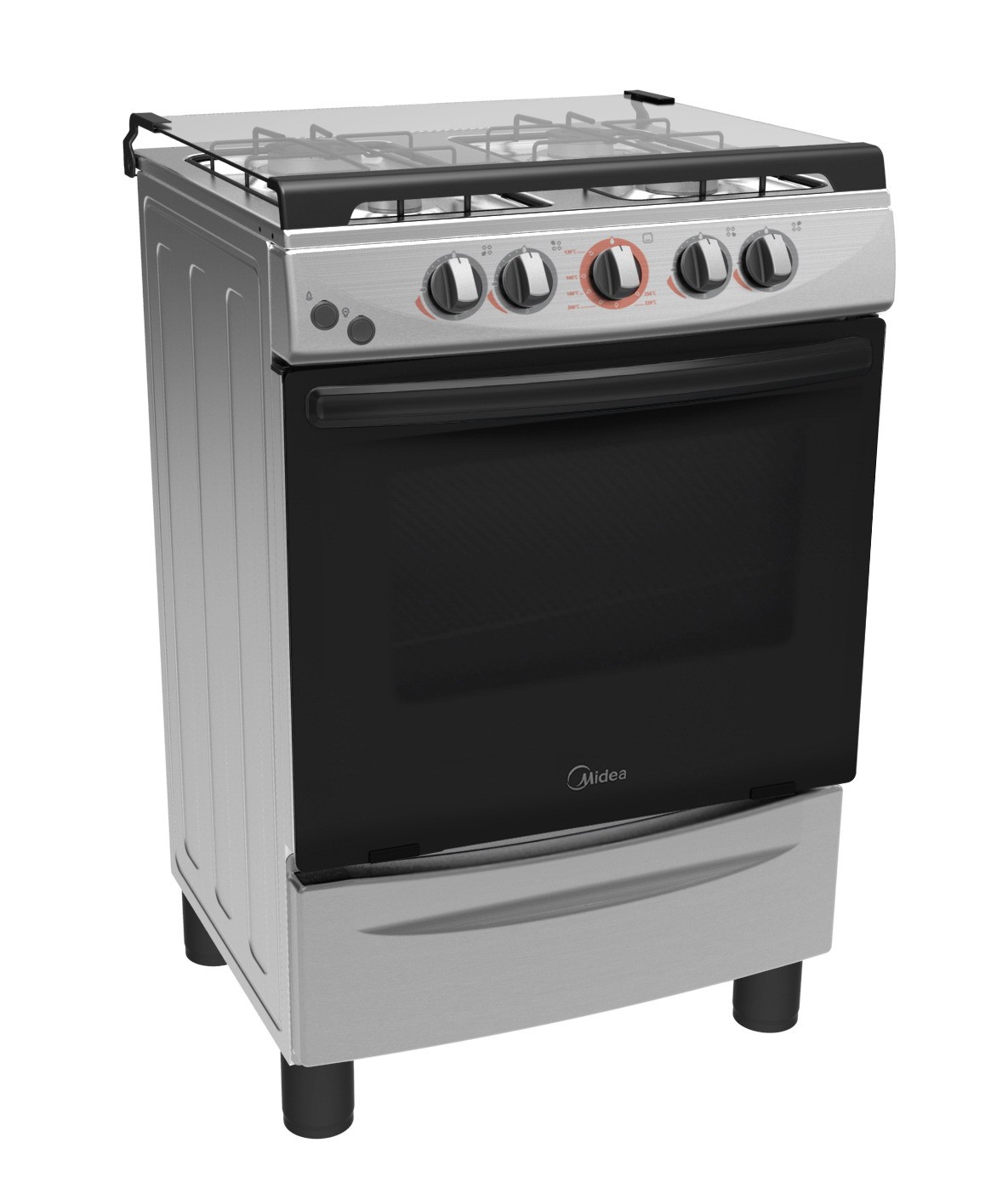 Cooker. Газовая плита Midea FSC-900bx. Gas Cooker. Газовая плита Мидеа с духовкой. Domestic Gas Cooker.