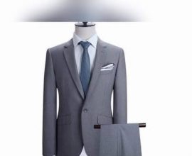 mens grey suit