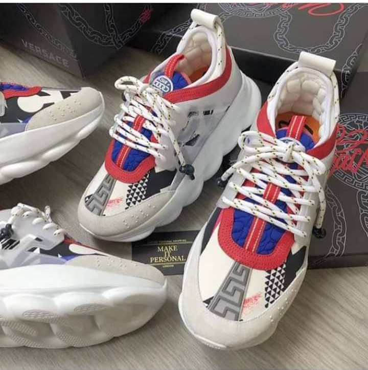 versace sneakers chain reaction price