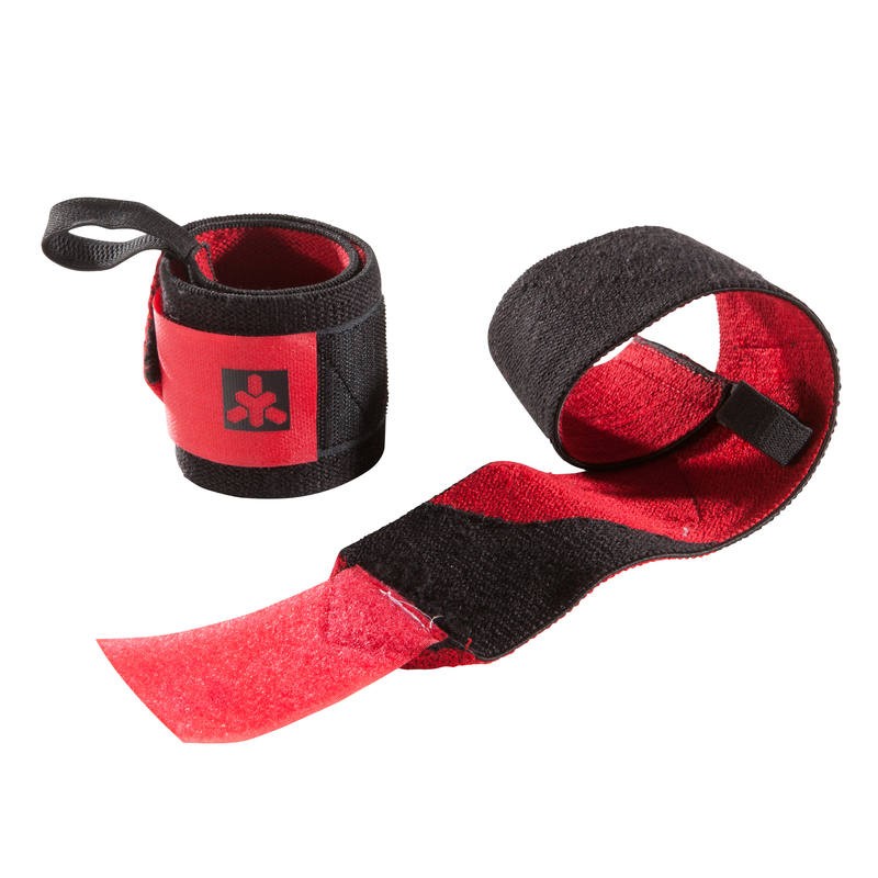 weight-training-protection-wrist-wraps-with-rip-tab-cuff-red (2 ...