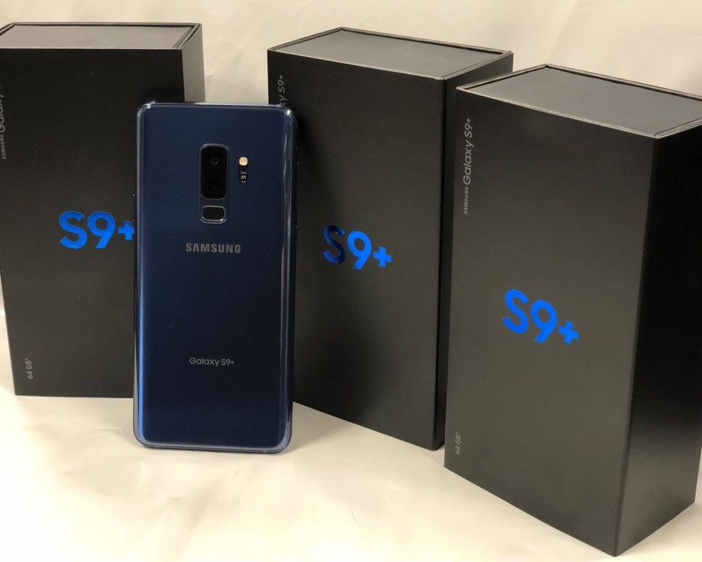 Gambar Samsung Galaxy S9 Plus SM-G965U ATT Factory Unlocked Coral Blue 64GB New