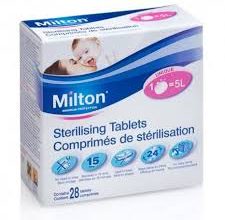 milton sterilizing tablets