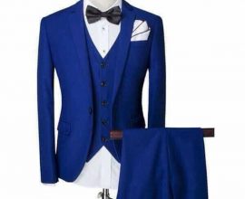 navy blue 3 piece suit