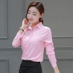Pink Office Shirt For Ladies
