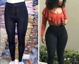 black high waisted jeans in ghana