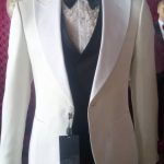 White Suit Black Jacket
