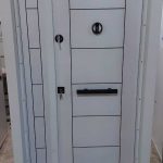 White Single Turkish Steel Door
