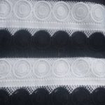 Black and White Lace Fabric