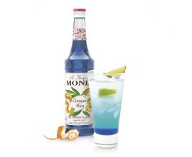 monin blue curacao syrup