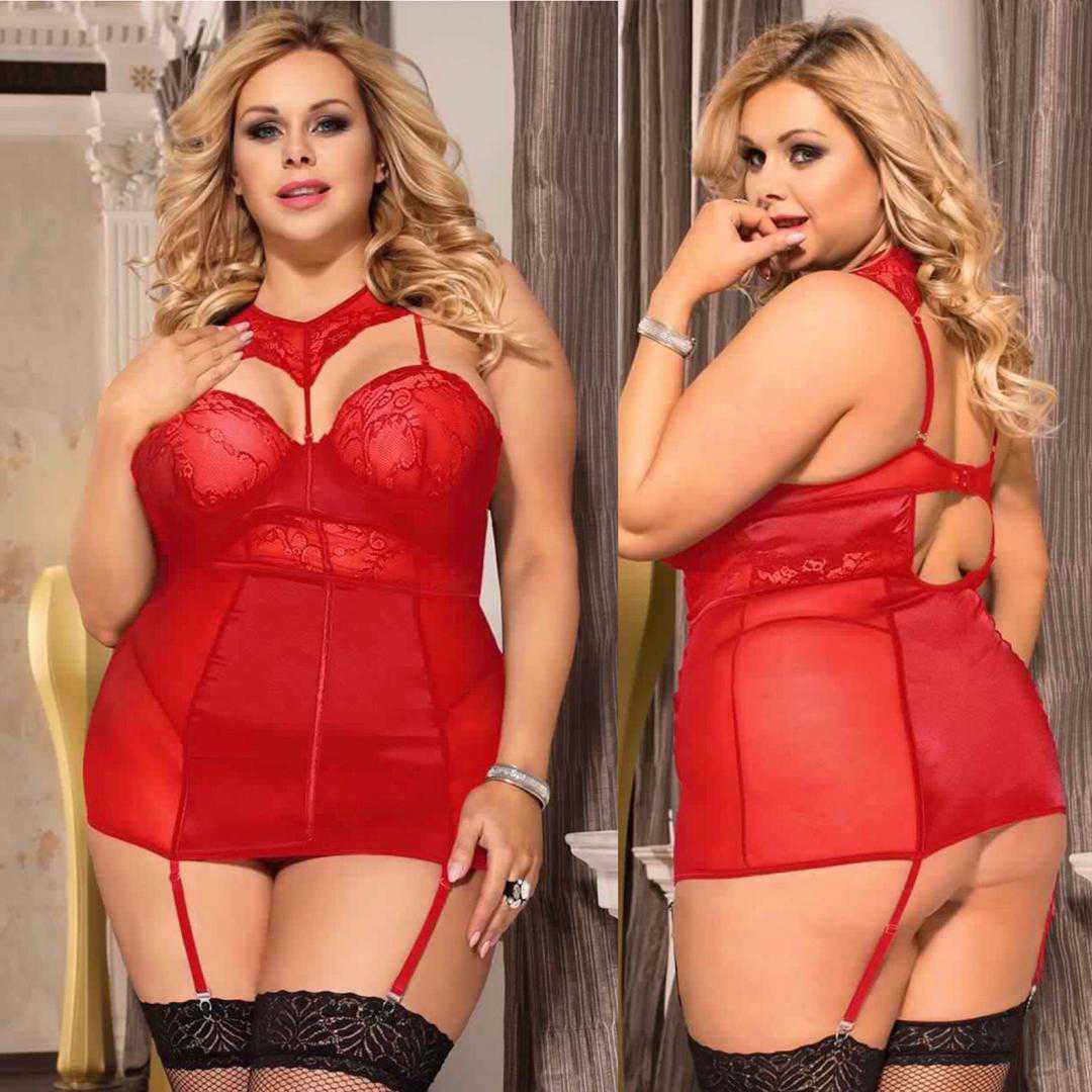 Red Plus Size Lingerie