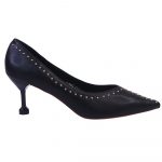 Black Pointed Toe Heel Shoes