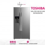 Toshiba 500 Litre Side-by-Side Refrigerator