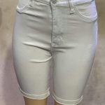 Ladies White Jeans Shorts