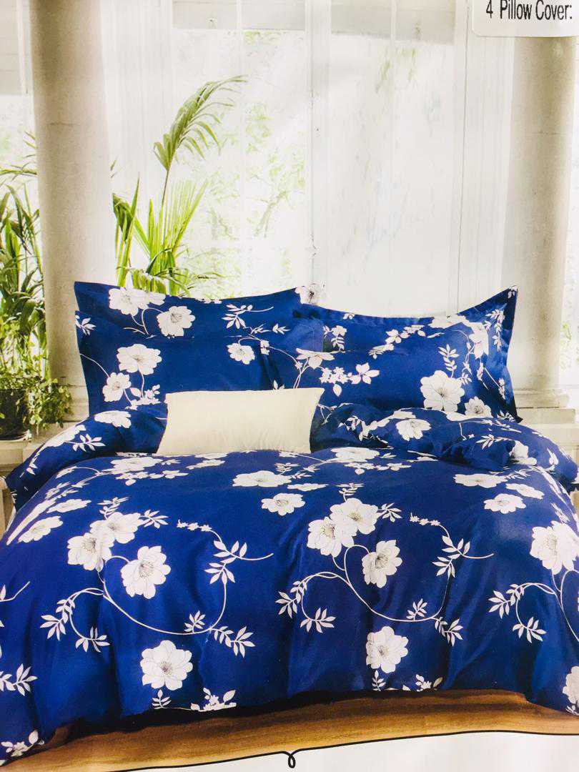 Blue Floral Bed sheets
