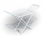 Foldable Clothes Drying Rack - White.