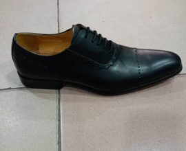 black leather mens shoes