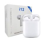 i12 Bluetooth Earbuds (TOUCH SENSOR)