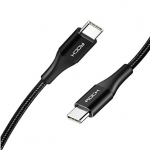 Rock Type C To C 3A Metal Charge & Sync Round Data Cable