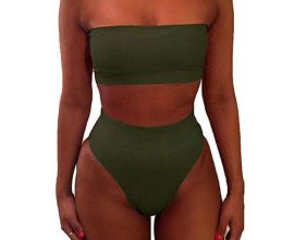 army green bikini