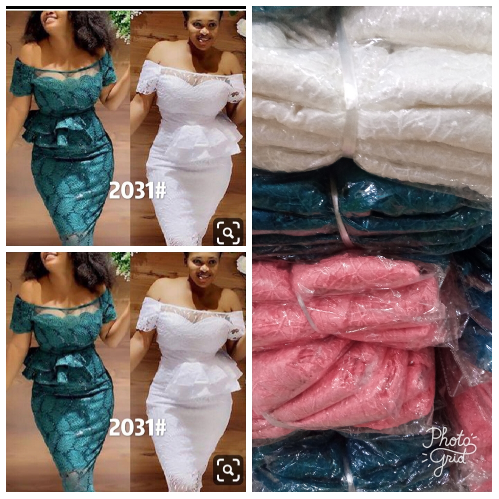 Emerald Green Lace Dress In Ghana For Sale