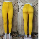Yellow Ladies Jeans