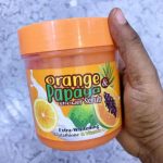 Orange Papaya Shower Scrub Extra Whitening