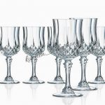 Eclat Cristal D'arques Long Champ Goblet Wine Glass (Set of 6)
