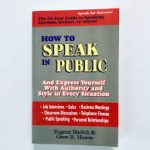 How To Speak In Public Book