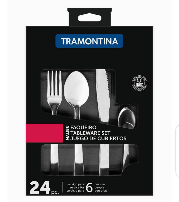 24 Pieces Stainless Steel Cutlery Set
