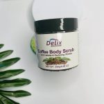 Delix Coffee Body Scrub Anti Cellulite and Reducing Wrinkle