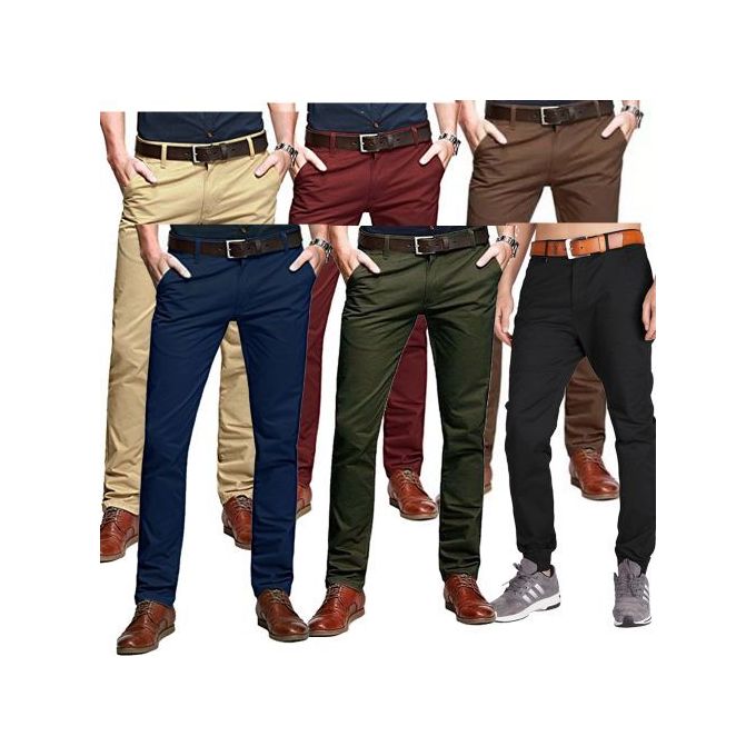 Mens Cotton Trousers (6 pieces) | Reapp.com.gh