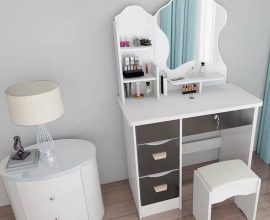 dressing mirror with drawers