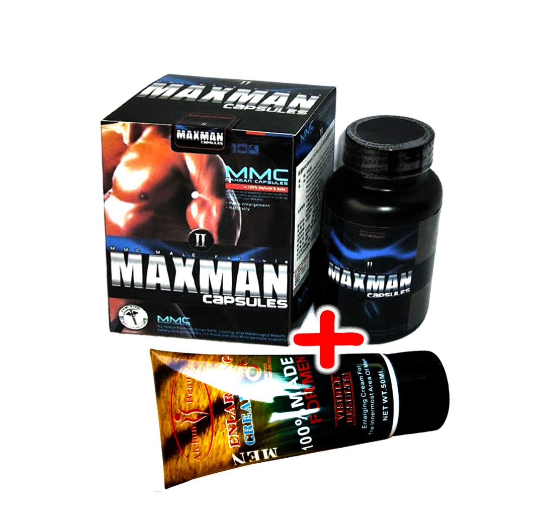 Maxman Penis Enlargement Capsules and Cream