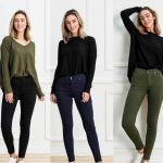 Army Green Ladies Jeans