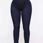 Blue Stretchy Jeans For Women