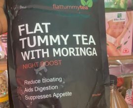 flat tummy tea with moringa