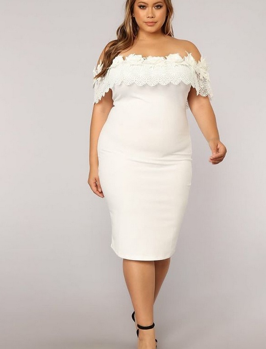 White Plus Size Dress In Ghana For Sale ...