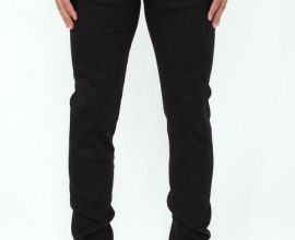 black slim fit jeans