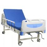 Hospital Two 2 Crank Function Bed With Full Accessories