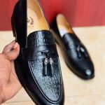 Black Loafers With Tassels