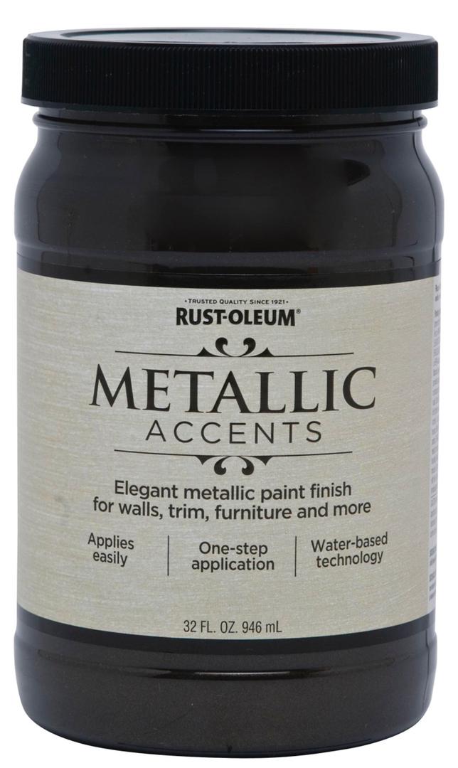 Rustoleum metallic store accent paint