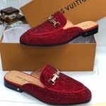 Red Louis Vuitton Half Shoe