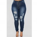 High Waisted Plus Size Jeans