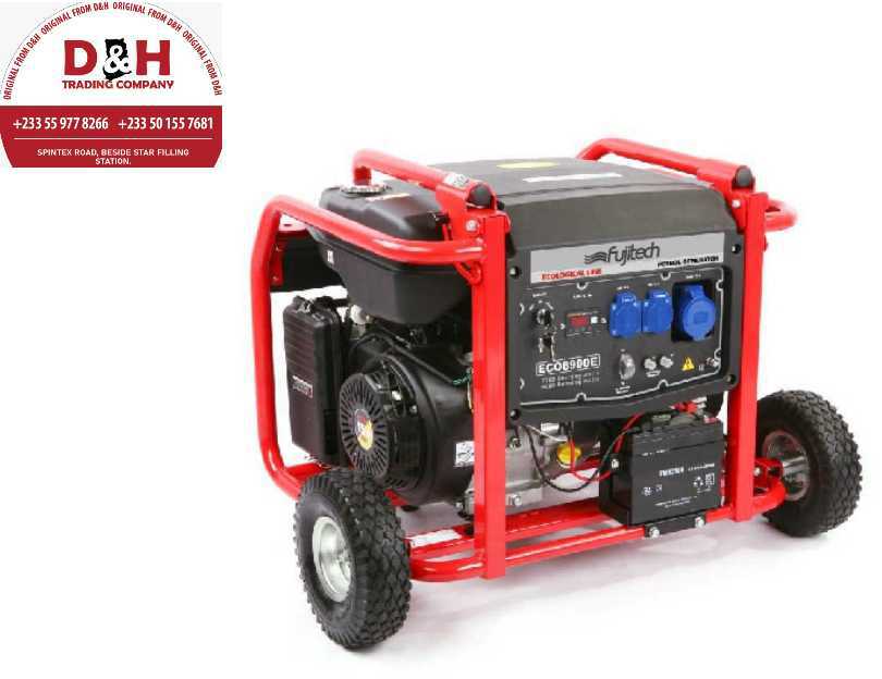 Fujitech Generator Petrol eco8990E 8.9kva