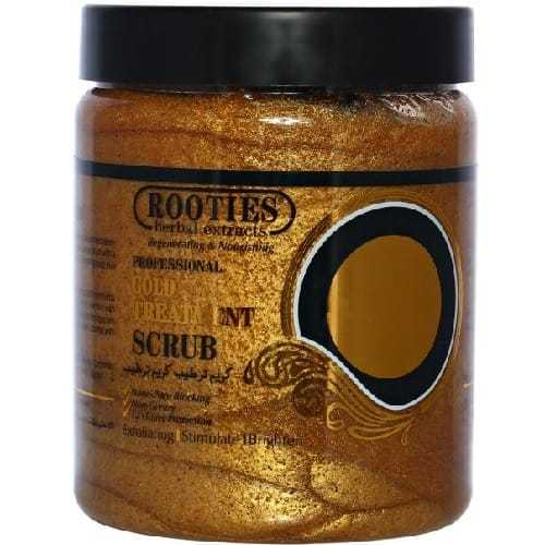 Rooties Herbal Extracts Gold Whitening Herbal Scrub