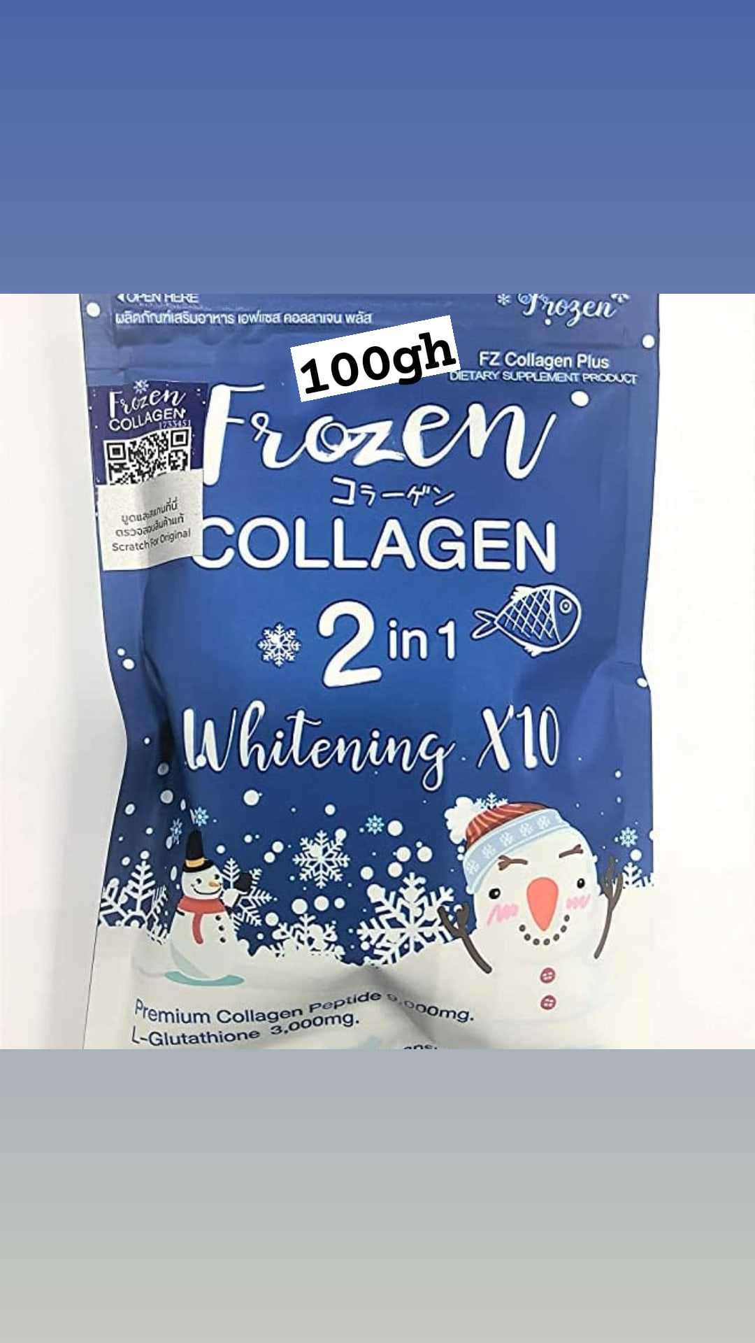 Gluta Frozen Collagen 2 in 1 Whitening X10