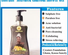 activated charcoal shower gel