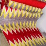 Red,Yellow and Grey Kente